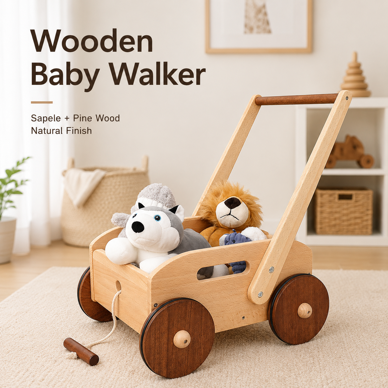 Wooden Baby Walker