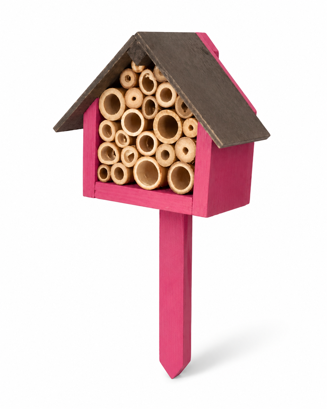 Wooden Insect House Stake