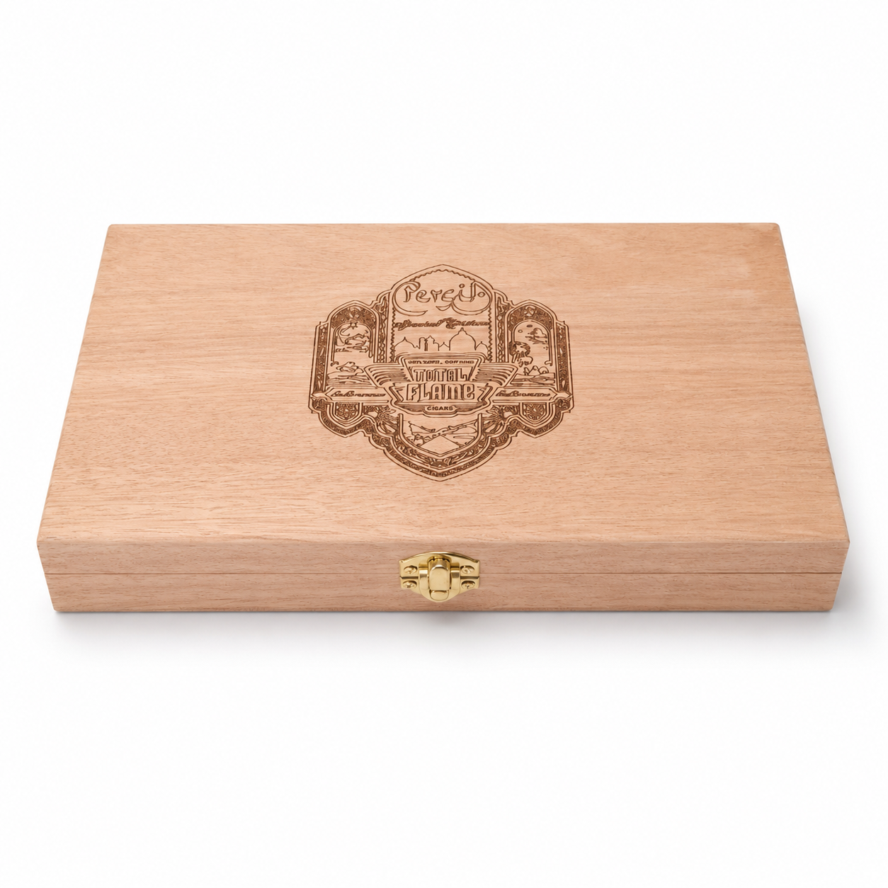 Natural Wood Cigar Box