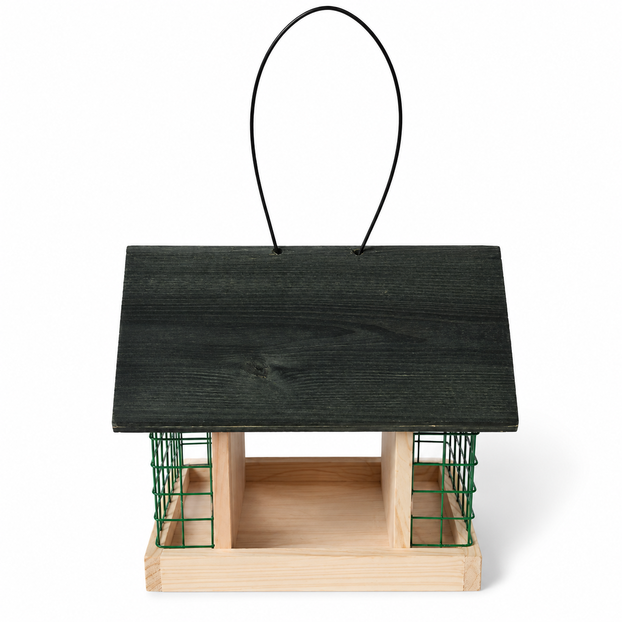 Mesh Wooden Bird Feeder