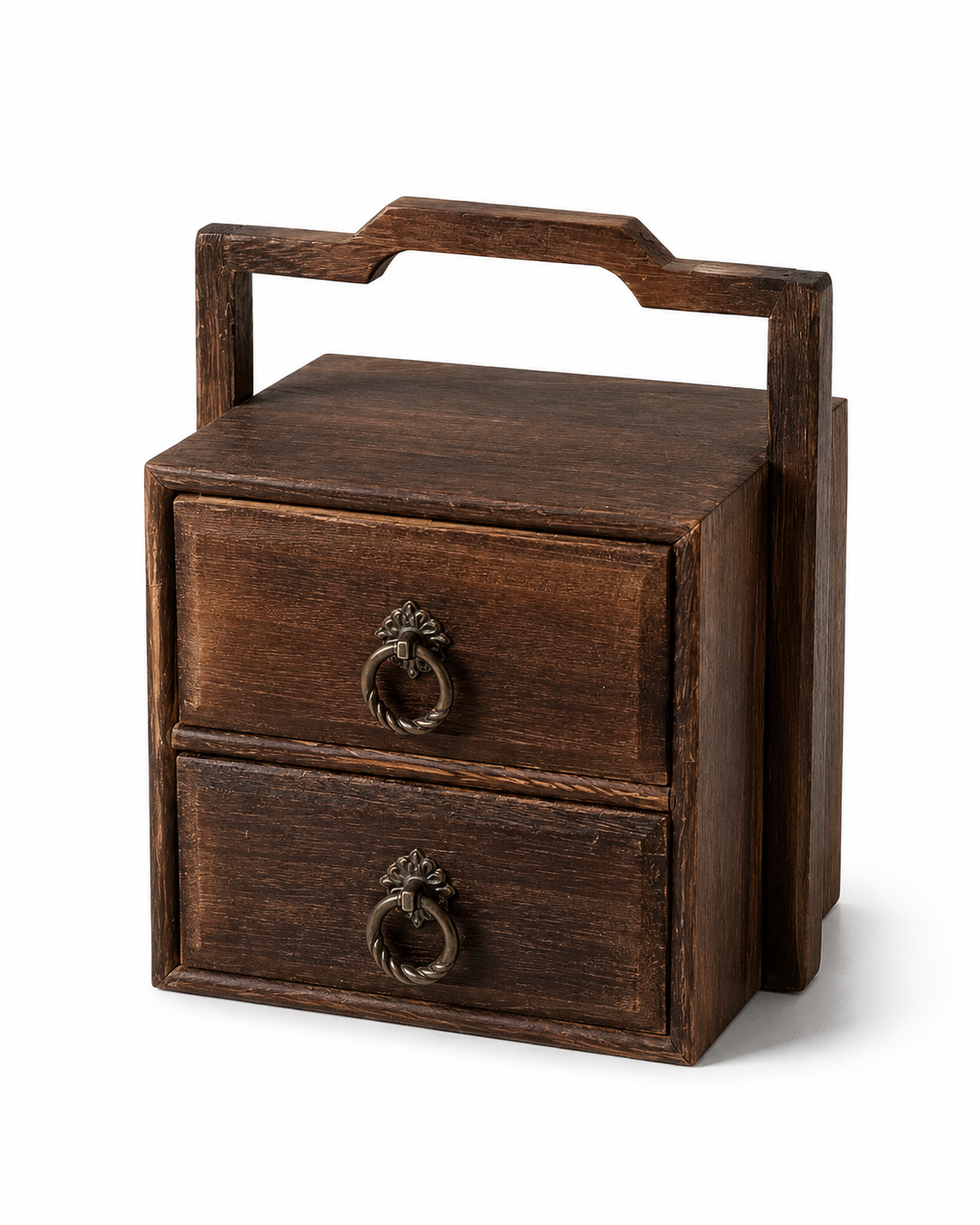 Vintage Wooden Drawer Cabinet