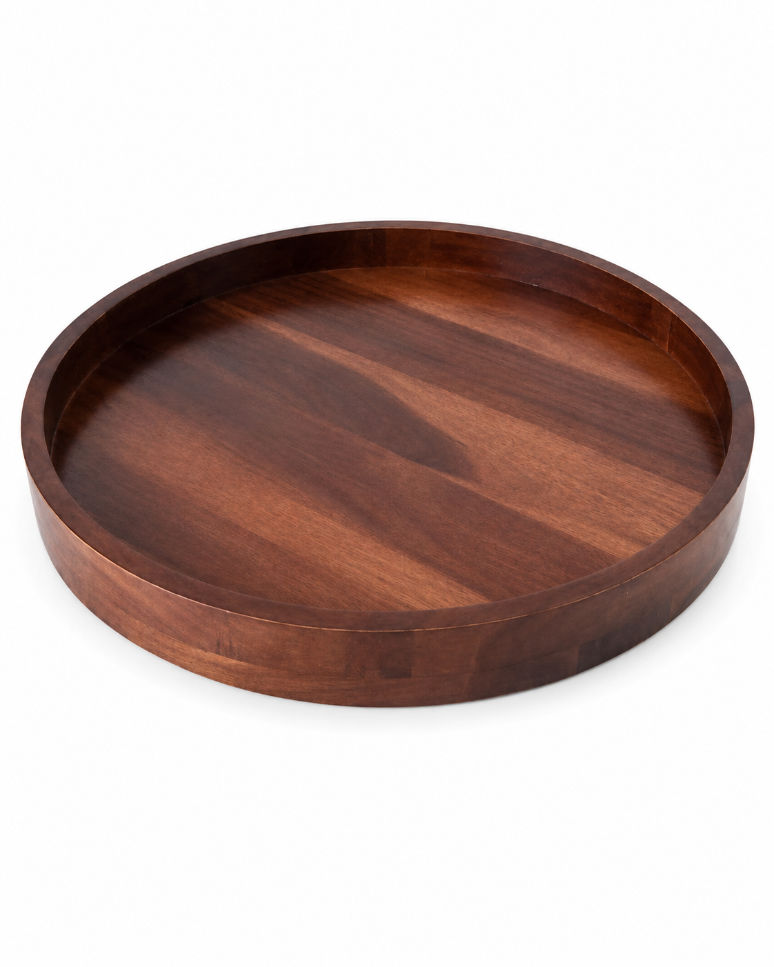 Round Wooden Serving Tray