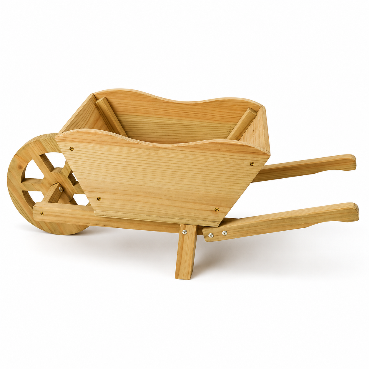 Wooden Wheelbarrow Planter